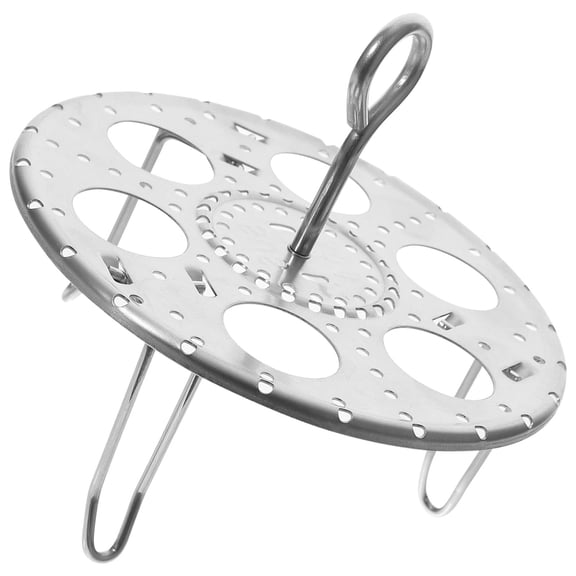 FOMIYES 2Pcs Stainless Steel Cooling Rack Steaming Basket for Kitchen Pot Plated Silver