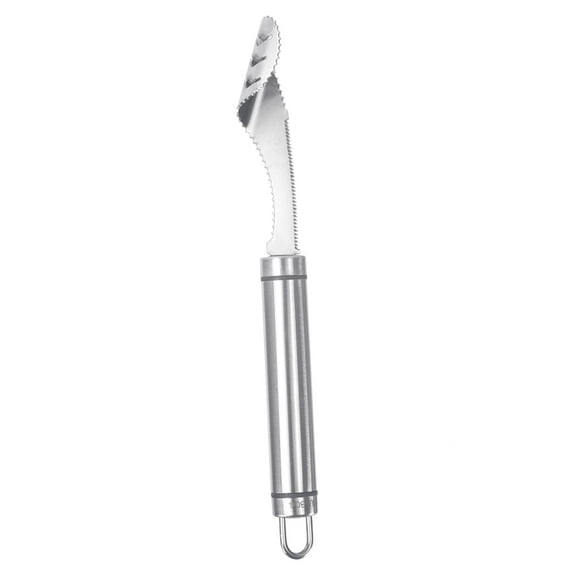 FOMIYES 2Pcs Core Extractor Pepper Corer Stainless Steel Tool with Serrated Teeth and Hanging Hook