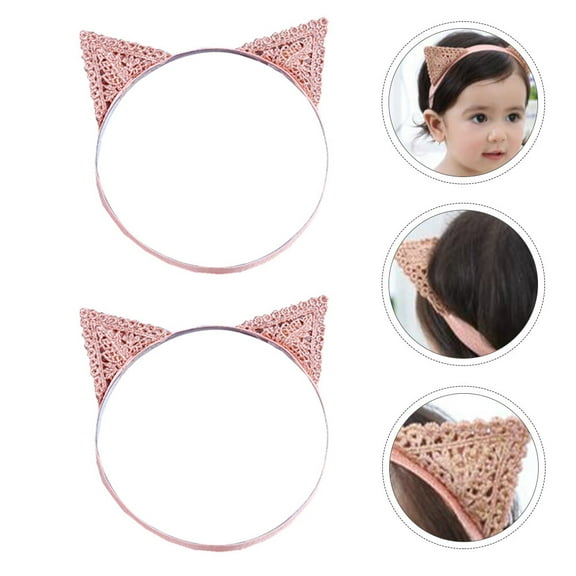 FOMIYES 2Pcs Cute Cat Ears Hair for Childrens Hair Accessories Party Use