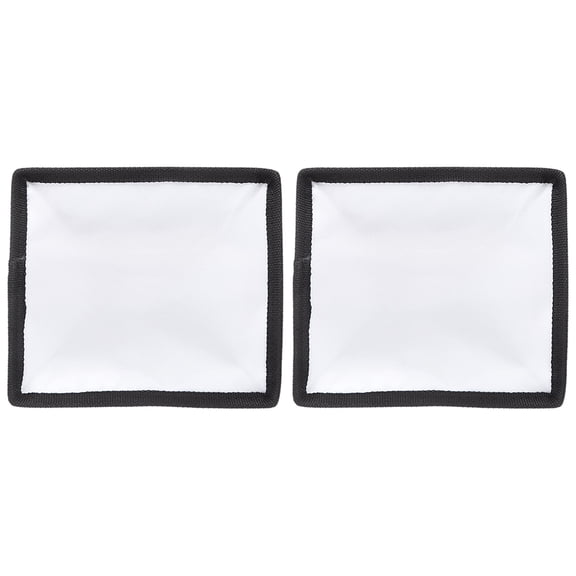 FOMIYES Portable Softbox Black Foldable Flash Diffuser Easy to Store 2Pcs