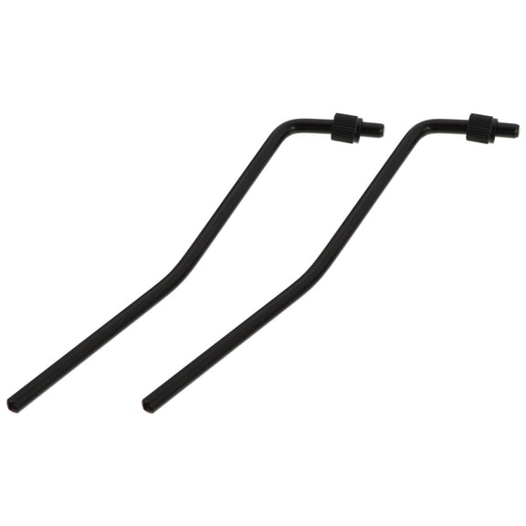 FOMIYES 2Pcs Double Tremolo Arm 9Mm Thread Black Sturdy Vibrato Arm for Electric Guitar Bridge