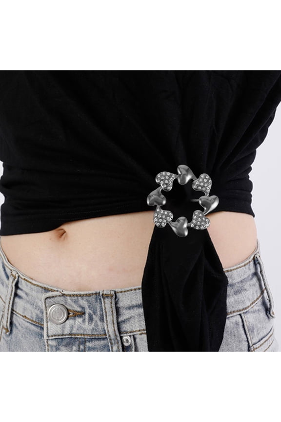 2Pcs Durable Metal Scarf Ring Assorted Colors for Fashionable Dress Decoration