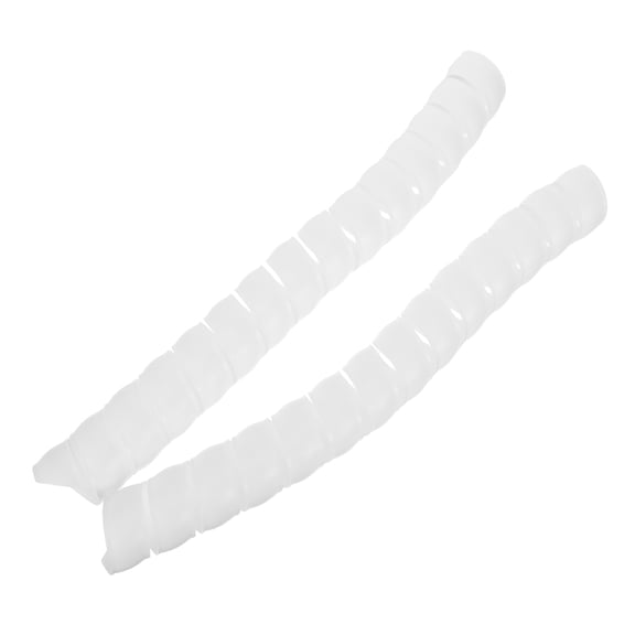FOMIYES 2-Pack White Plastic Spiral Tree , Flexible Tree Tubes for Saplings and Furniture Legs