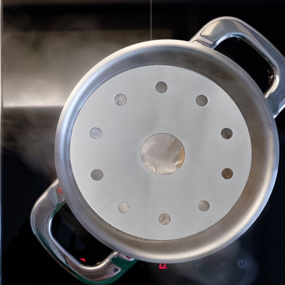 FOMIYES 2Pcs Cooktop Heat Diffuser Stainless Steel for Even Heating on Electric Stove