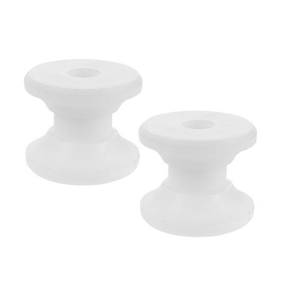 FOMIYES Nylon Bow Anchor Roller for Boat - White, Smooth Chain Movement, Enhanced Stability