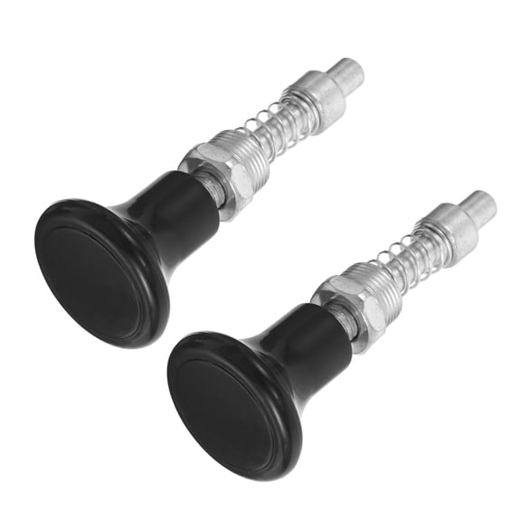 FOMIYES 2Pcs Home Gym Weight Stack Pins with Height Adjustment Knob and Noise Reduction Design Black