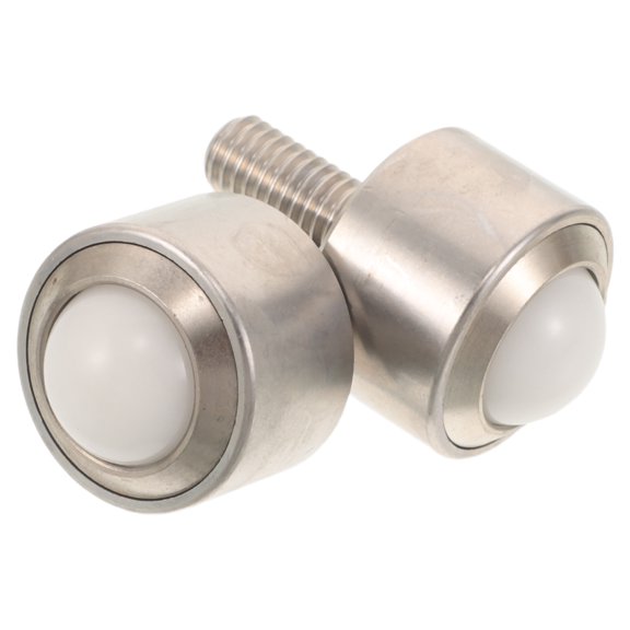 FOMIYES 2Pcs Industrial Ball Transfer Units Plated Silver 360 Degree Rotation for Machine Base and Transfer Tables