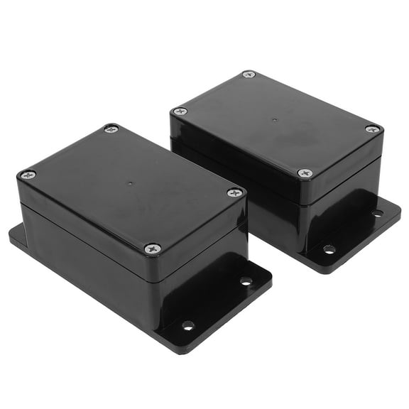 FOMIYES 2Pcs Junction Box Plastic Water Proof Electrical Line Box Outdoor Universal Junction Enclosure Box