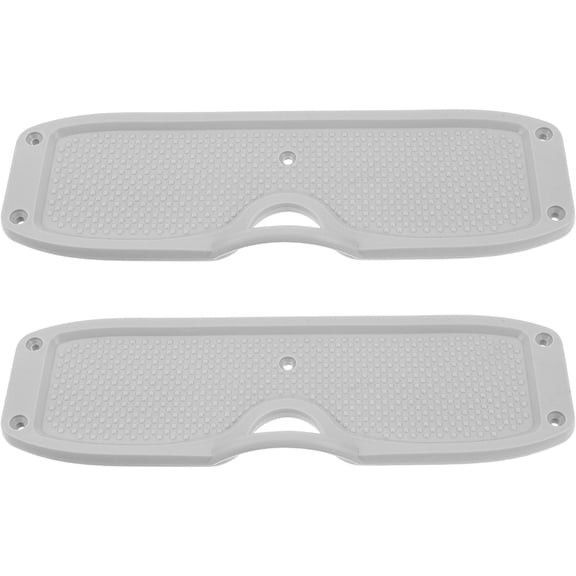FOMIYES 2Pcs Lightweight Plastic Boat Motor Transom Plate for Inflatable Kayak Durable Use
