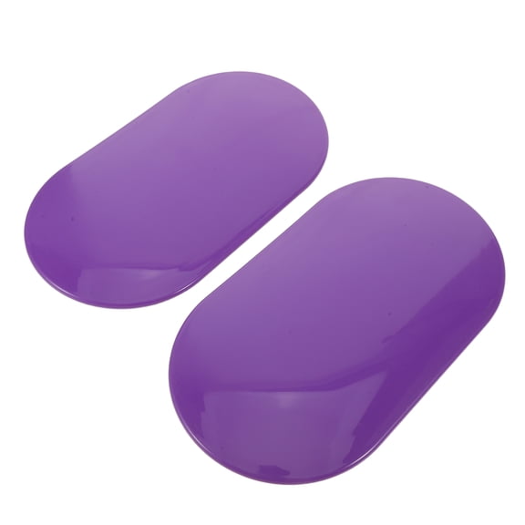 FOMIYES 2Pcs Lightweight Purple Floor Gliding Discs for Effective Core and Strength Training