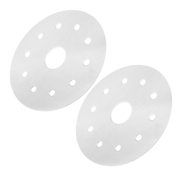 FOMIYES 2Pcs Metal Heat Conduction Plate Stainless Steel Induction Diffuser for Even Cooking Heat