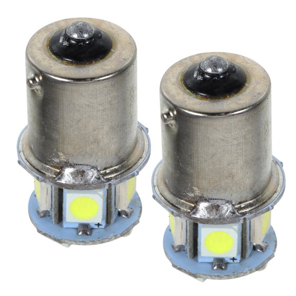 FOMIYES 2Pcs Motorcycle LED Turn Signal Bulbs 12V Aluminum Alloy Replacement Assorted Colors