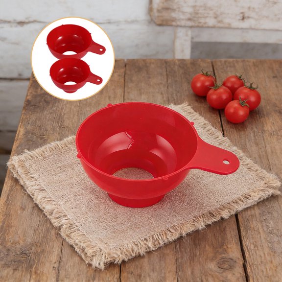 FOMIYES 2-Pack Wide Mouth Kitchen Funnels Multifunctional for Transferring Jam, Oil, Powder and More