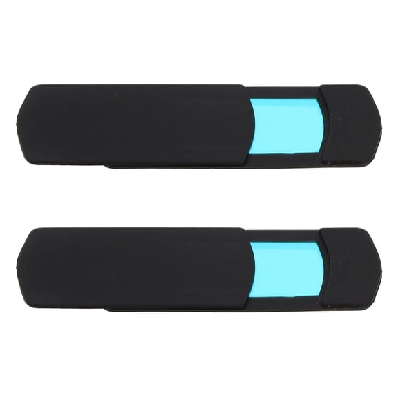 FOMIYES 2 Pcs Black Phone Camera Cover, Easy Install Webcam Privacy Cover for Laptop, Notebook, Tablet, PC, Smartphone and More