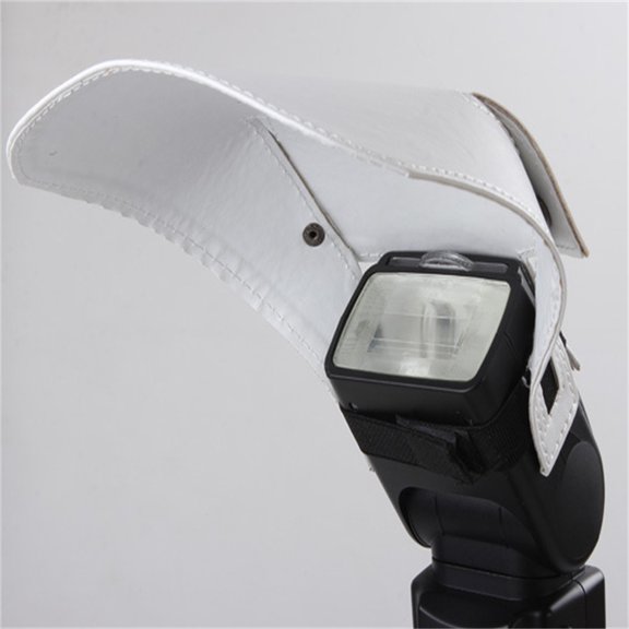 FOMIYES 2Pcs Photography Light Reflector White PU Rim Lighting for Online Sellers