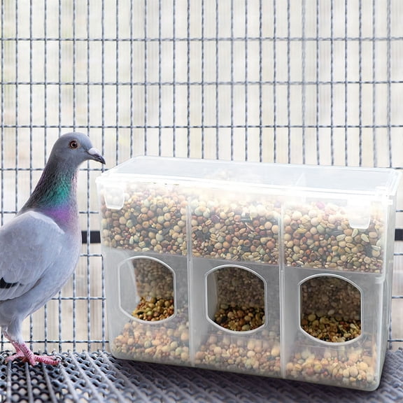 FOMIYES Hanging Bird Feeder Transparent Plastic for Pet Use Lightweight and Durable