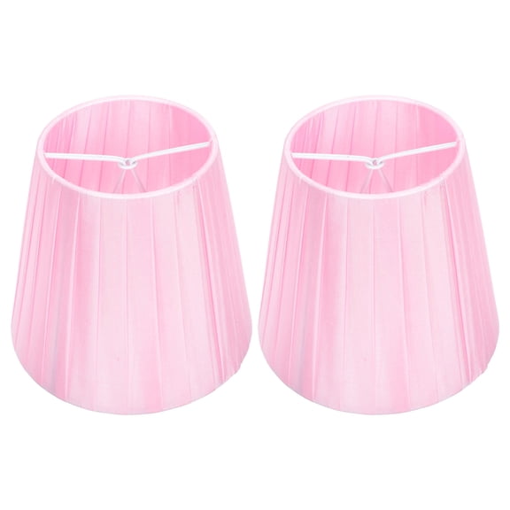 FOMIYES Pink Fabric Craft Lampshade, Chic and Unique, Suitable for Most Lights