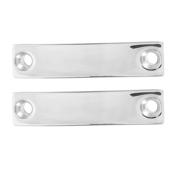 FOMIYES 2pcs Stainless Steel 316 Webbing Clamp Plate for Boat Rigging Hardware