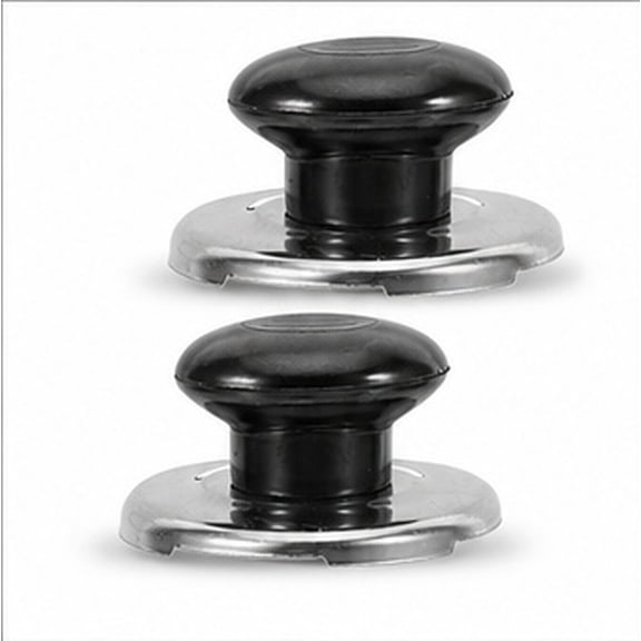 FOMIYES 2Pcs Replacement Lid Knobs for Whistling Kettles Metal Handle Easy Install Kitchen Accessory