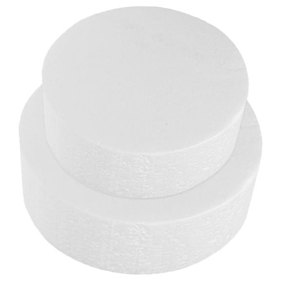 FOMIYES 2Pcs Lightweight Foam Cake Models for Baking and Dessert Making