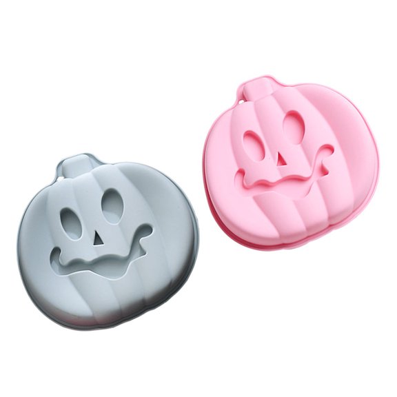FOMIYES 2-Piece Silicone Pumpkin Baking Mold Set for Fondant, Cake Decorating, Dessert Supplies, Assorted Colors