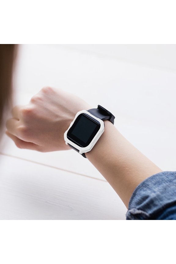 2Pcs Smartwatch Watch Cover Pc Protective Case Lightweight Durable White