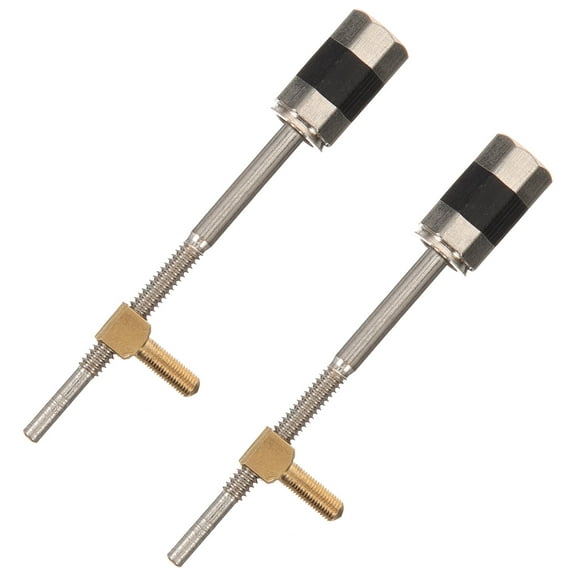 FOMIYES 2Pcs Smooth Metal Violin Bow Frog Screw for Adjustment and Repair 6.10X0.80X0.80CM Silver