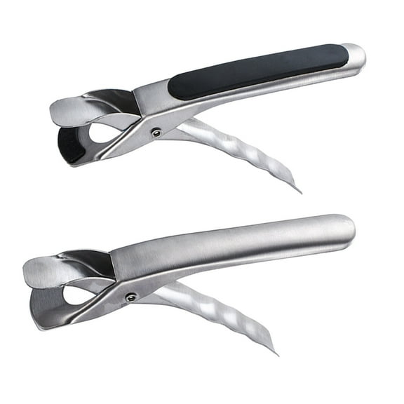 FOMIYES Set of 2 Stainless Steel Kitchen Bowl Grippers with Non- Handles for Hot Pots and Plates
