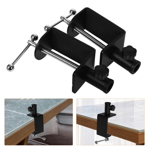 FOMIYES 2Pcs Versatile Mounting Desk Clamps for Home Workspace C Shaped Multi Iron for Students