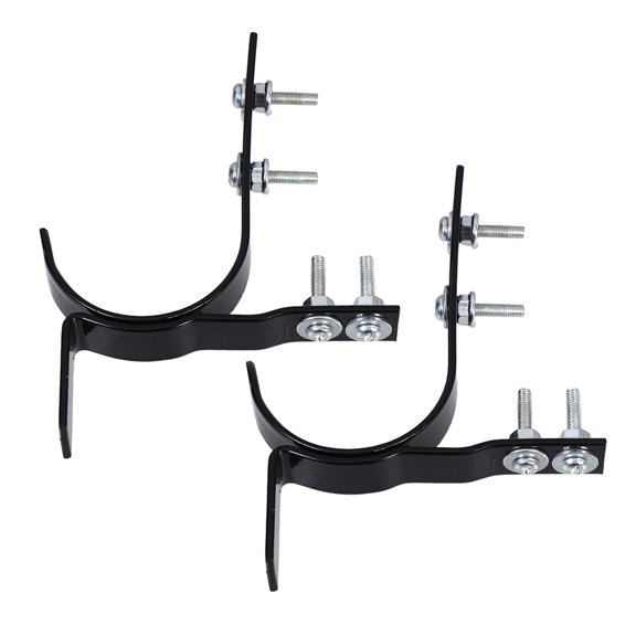FOMIYES 2Set Mailbox Replacement Latch Kit with Black Metal Handle for Post Box Repair