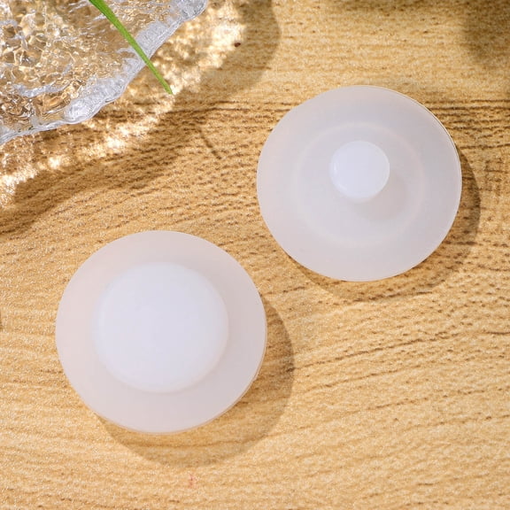 FOMIYES 2Set Water Bottle Cap Silicone Stopper For Leak Proof Transparent Accessories Daily Use Back to School