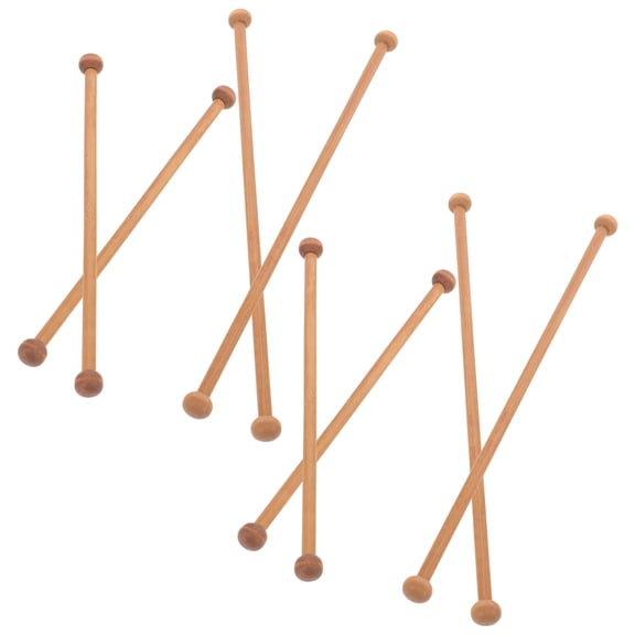 FOMIYES 2Sets Coffee Wooden Hanging Dowel Rod for Tapestry, Quilt, and Scroll Display