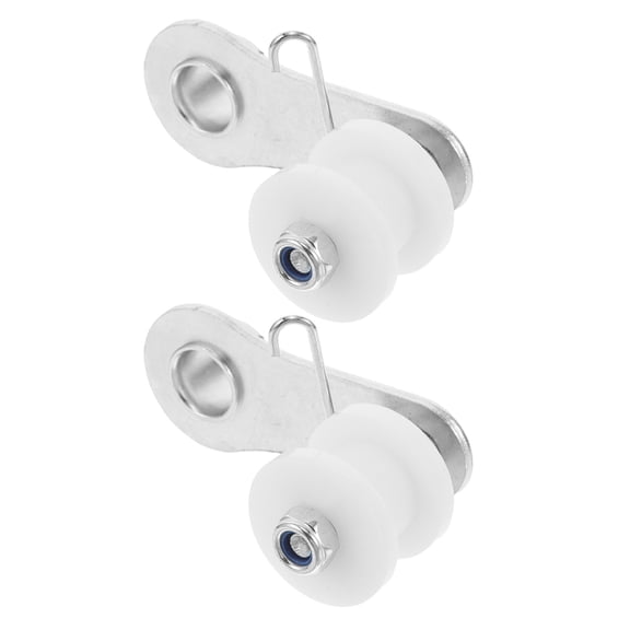 FOMIYES 2pcs Motorcycle Supply Chain Tightener Plastic White for Rugged Terrains