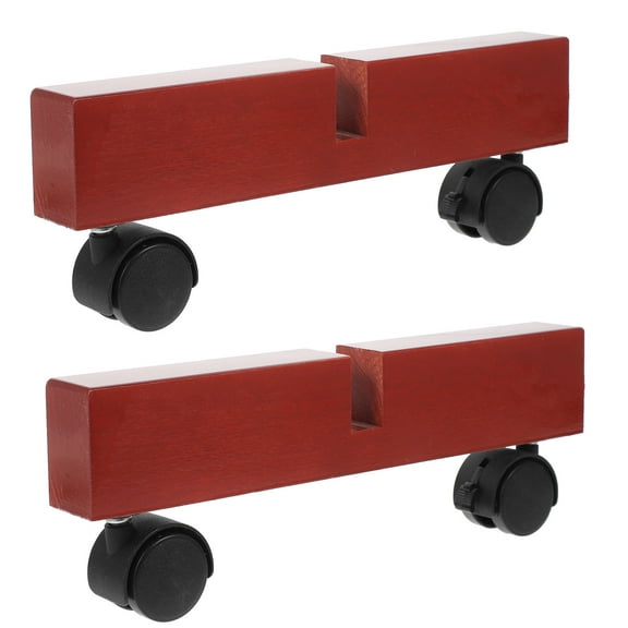 FOMIYES 2pcs Room Divider Base Folding Screen Room Divider Stand Screen Partition Stand with Wheel