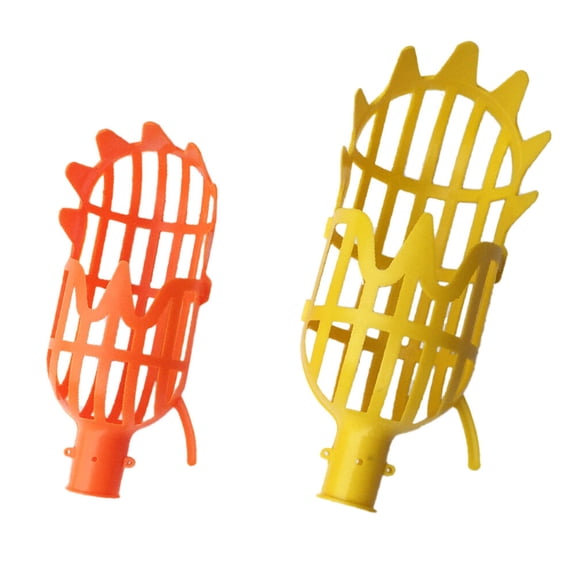 FOMIYES 2Pcs Plastic Fruit Picking Heads for Easy Safe Fruit Harvesting