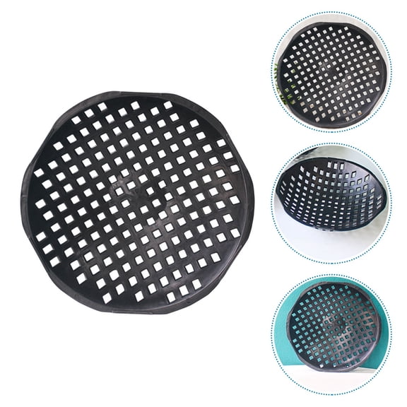FOMIYES 30Pcs Bonsai Pot Pads Lightweight Plastic Mesh Mats for Planter Hole Drainage
