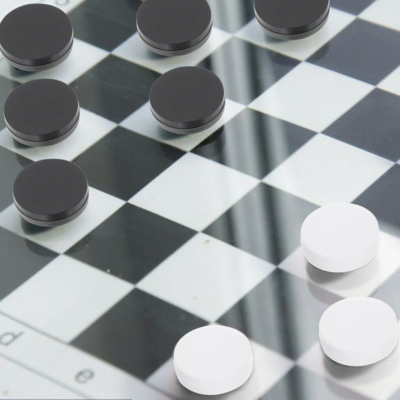 FOMIYES 30Pcs Checker Pieces Only for Teaching Tools Round Plastic 1In