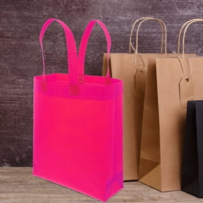 FOMIYES 30Pcs Rosy Reusable Non Woven Tote Bags with Handles for Shopping Party Supplies and Storage Convenience