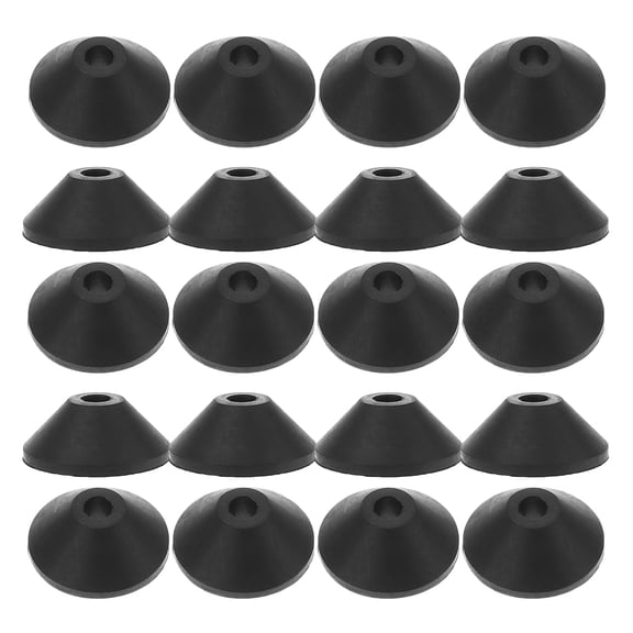 FOMIYES 30Pcs Rubber Washers for Plumbing Water Tank Repair Black