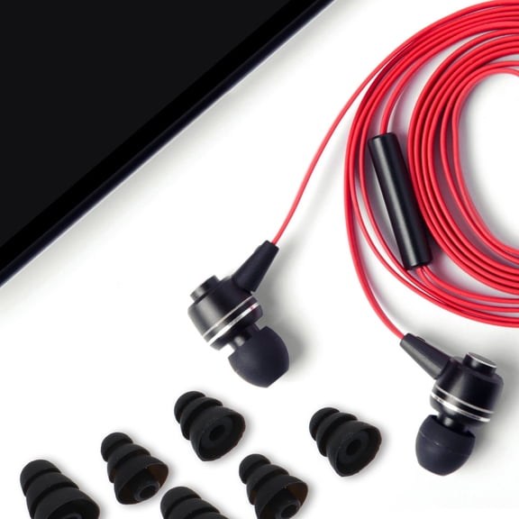 FOMIYES 36Pcs Assorted Color Silicone Sleeve for Earphone Comfortable Earbuds Earmuffs Protective