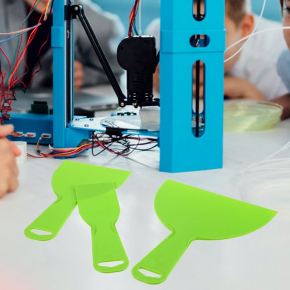 FOMIYES 3Pcs 3D Printing Tool Set Green with Rounded Edges for Comfortable Print Removal