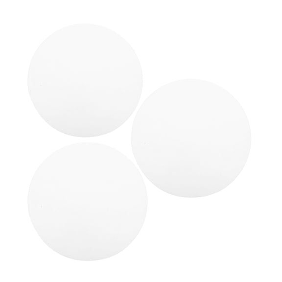 FOMIYES White Acrylic Ceiling Light Diffuser 3Pcs Round Design for Home LED