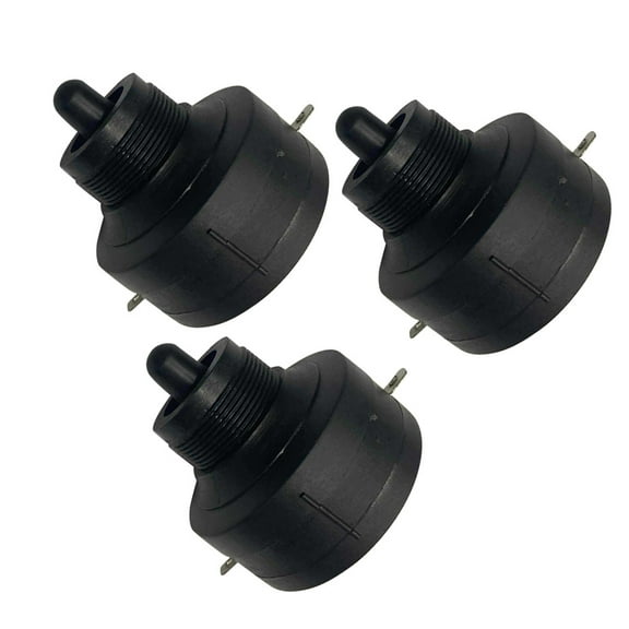 FOMIYES 3Pcs Black Piezoelectric Tweeter Speakers for Car Audio System Replacement and Upgrade