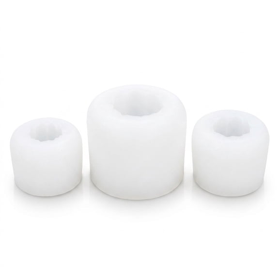 FOMIYES 3pcs Transparent Silicone Pumpkin Cake Mold Set for Baking