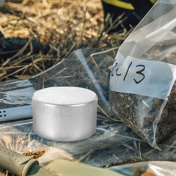 FOMIYES 3Pcs Metal Aluminum Weighing Jars with Smooth Design for Accurate Soil Content Measurement