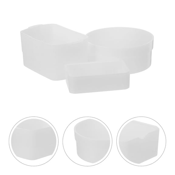 FOMIYES Camera Flash Diffuser, White ABS, Even Lighting for Photography 3Pcs
