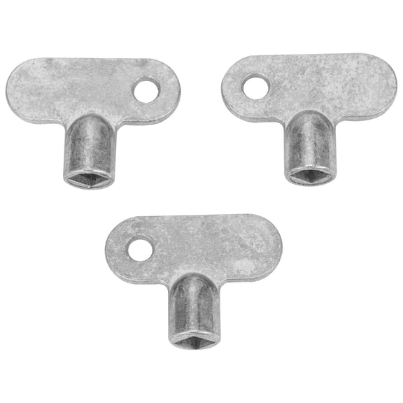 FOMIYES 3Pcs Radiator Bleed Wrench Zinc Alloy Water Tap Key for Indoor Outdoor Plumbing Use