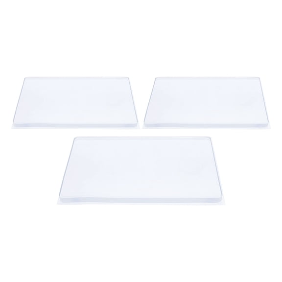 FOMIYES 3Pcs Reusable Gel Printing Plates Transparent Gel Plates for Monoprinting and Art Printing