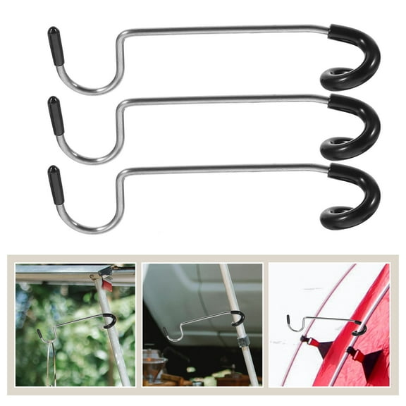 FOMIYES 3Pcs Versatile Camping Light Hooks for Hanging Lanterns Outside