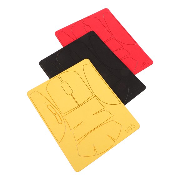 FOMIYES 3Set Wireless Mouse Grip Sticker Pads Anti Slip Tape for Sweatproof Comfortable Gaming and Office Use